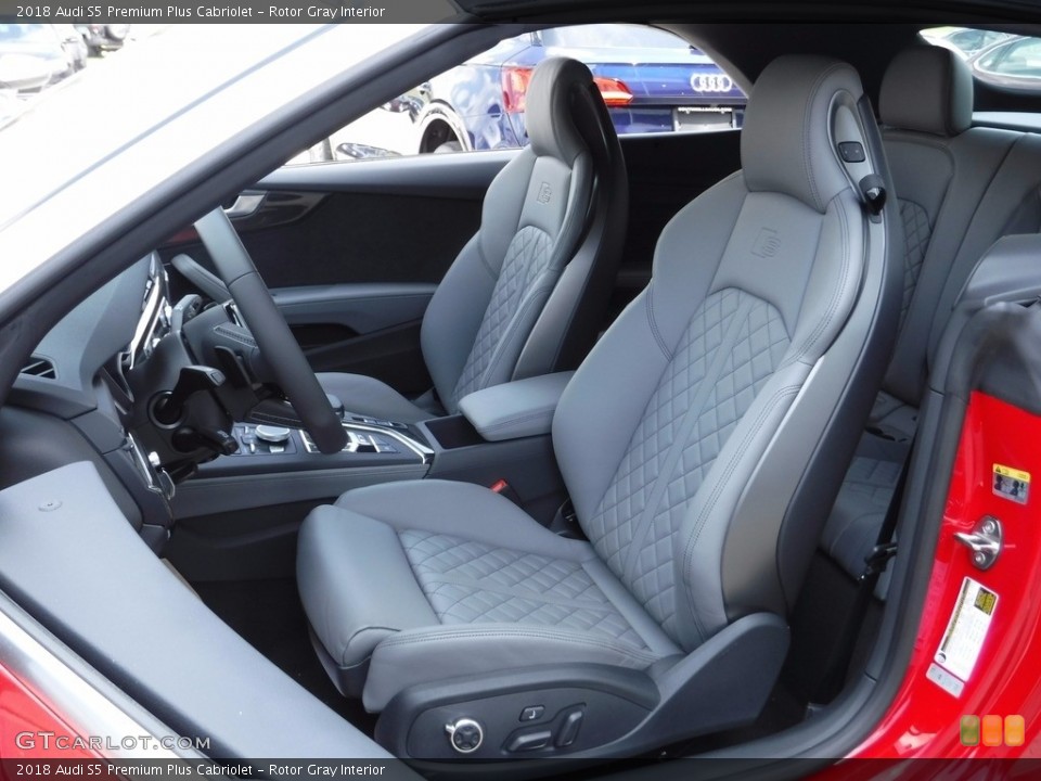 Rotor Gray Interior Photo for the 2018 Audi S5 Premium Plus Cabriolet #120557486