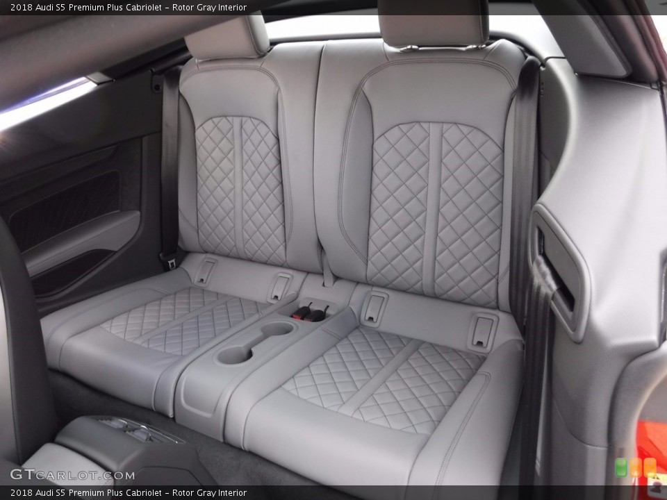 Rotor Gray Interior Rear Seat for the 2018 Audi S5 Premium Plus Cabriolet #120557670