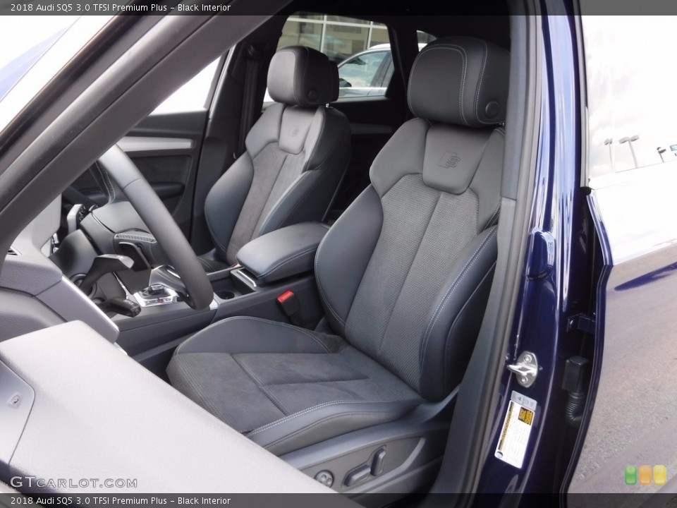 Black Interior Front Seat for the 2018 Audi SQ5 3.0 TFSI Premium Plus #120558048