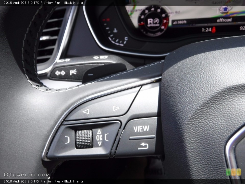 Black Interior Controls for the 2018 Audi SQ5 3.0 TFSI Premium Plus #120558387