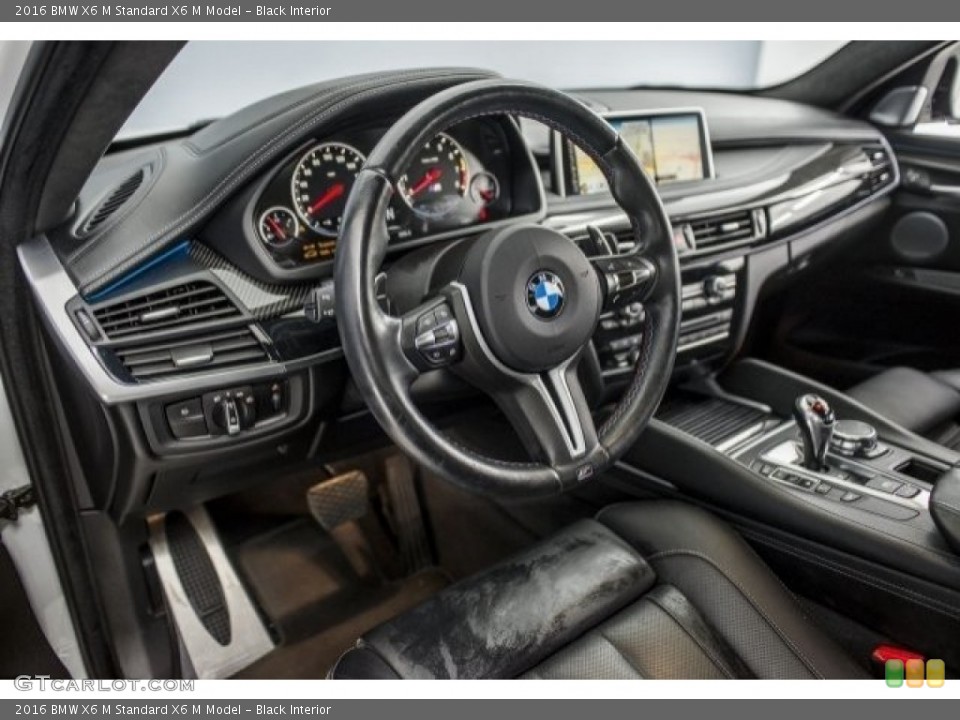 Black Interior Photo for the 2016 BMW X6 M  #120559992