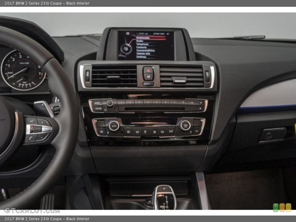 Black Interior Controls for the 2017 BMW 2 Series 230i Coupe #120575605