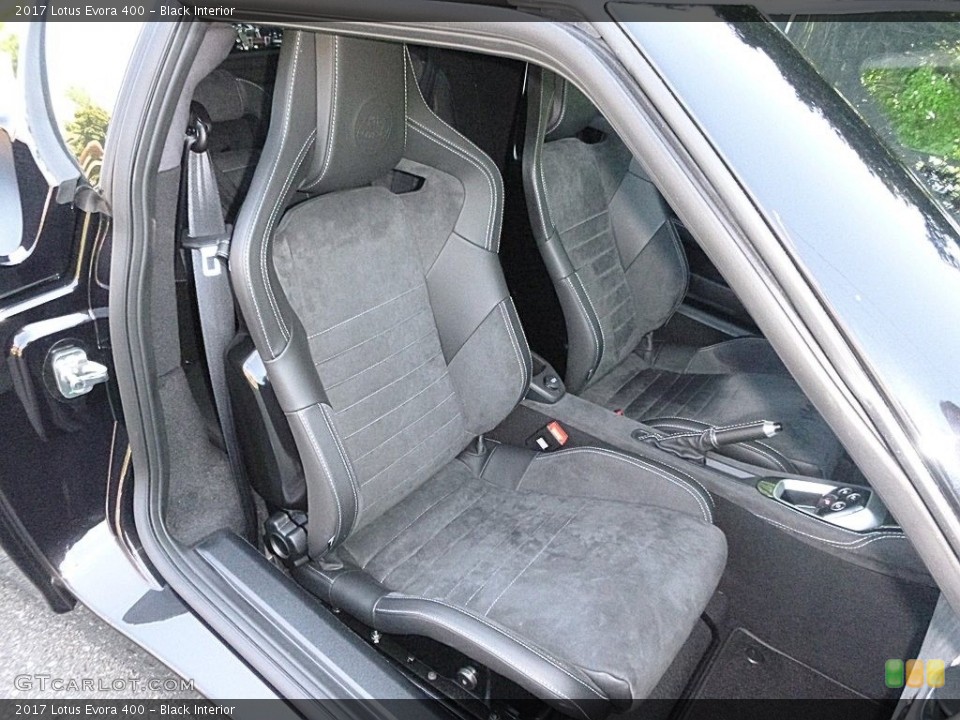 Black Interior Front Seat for the 2017 Lotus Evora 400 #120576799