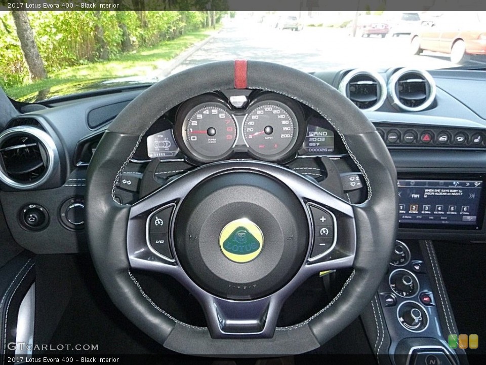 Black Interior Steering Wheel for the 2017 Lotus Evora 400 #120576877