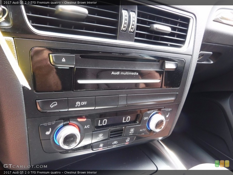 Chestnut Brown Interior Controls for the 2017 Audi Q5 2.0 TFSI Premium quattro #120578338