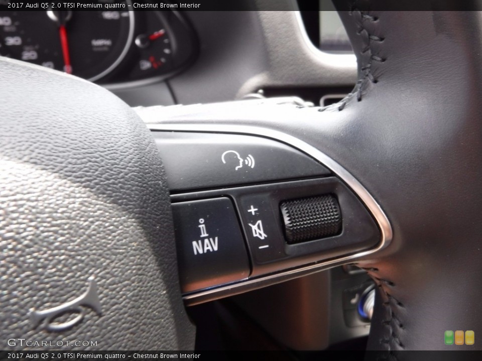 Chestnut Brown Interior Controls for the 2017 Audi Q5 2.0 TFSI Premium quattro #120578446