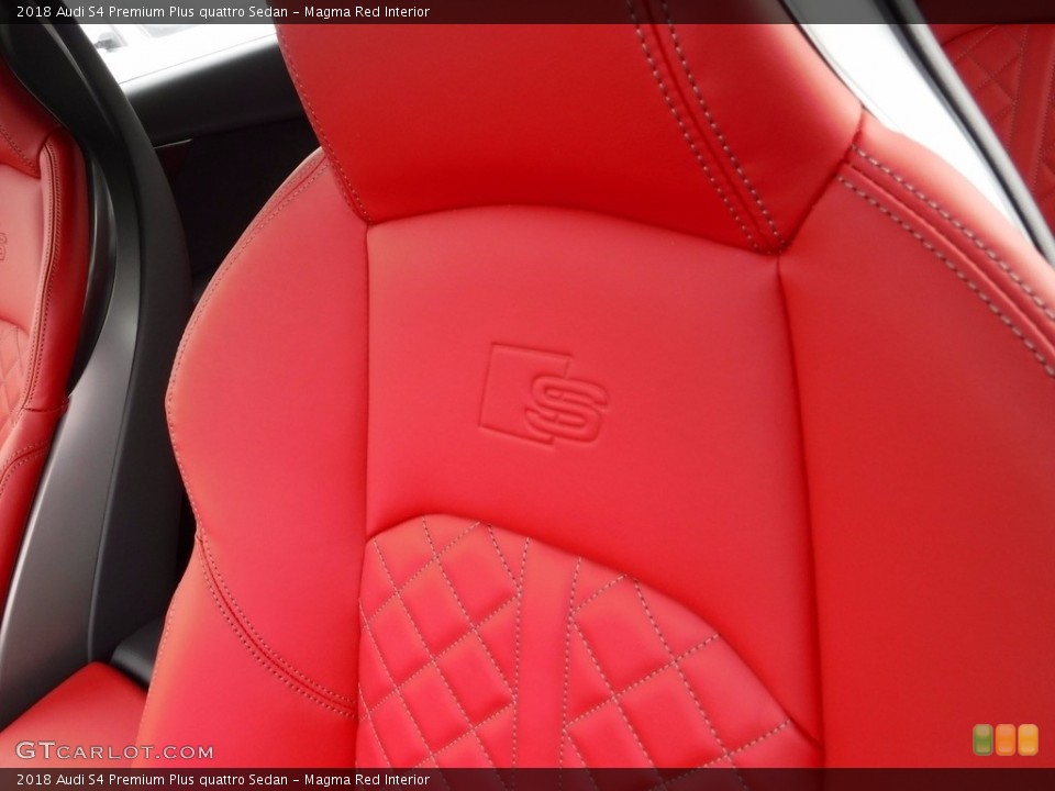 Magma Red 2018 Audi S4 Interiors