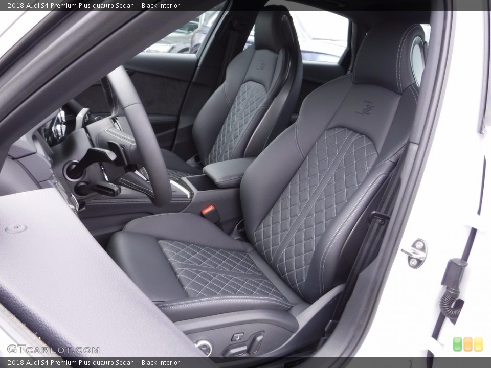 Black Interior Front Seat for the 2018 Audi S4 Premium Plus quattro Sedan #120582085