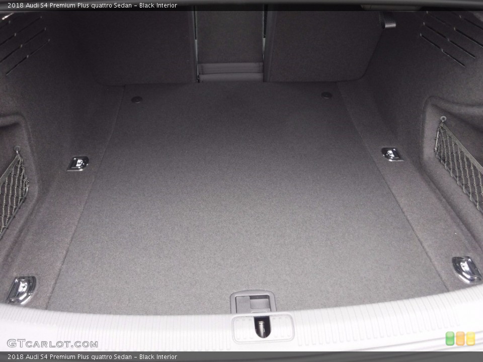 Black Interior Trunk for the 2018 Audi S4 Premium Plus quattro Sedan #120582544