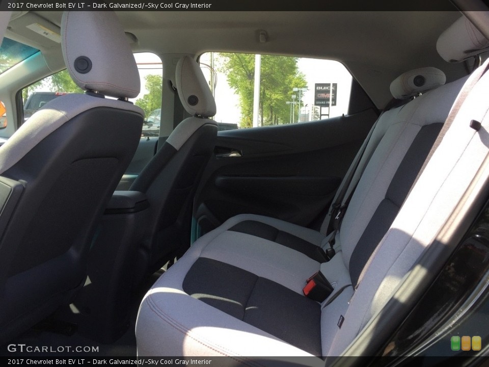 Dark Galvanized/­Sky Cool Gray Interior Rear Seat for the 2017 Chevrolet Bolt EV LT #120583087