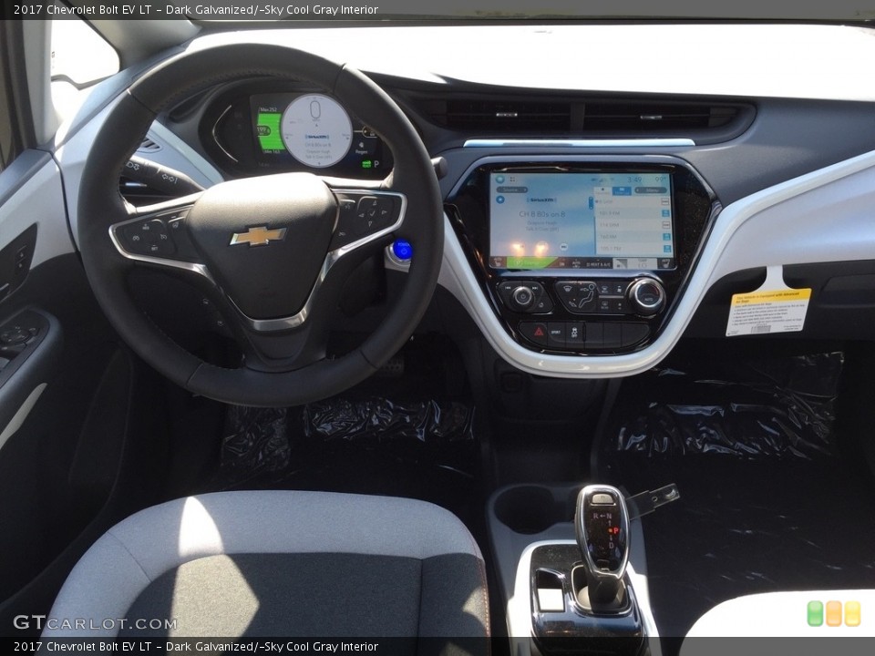 Dark Galvanized/­Sky Cool Gray Interior Dashboard for the 2017 Chevrolet Bolt EV LT #120583107