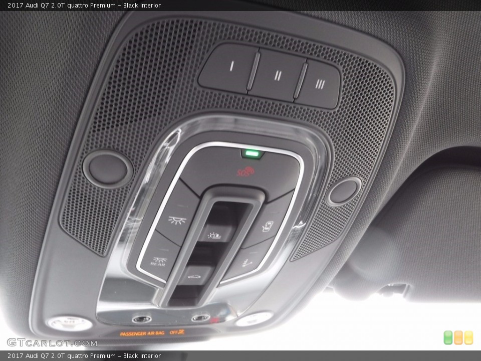 Black Interior Controls for the 2017 Audi Q7 2.0T quattro Premium #120583201