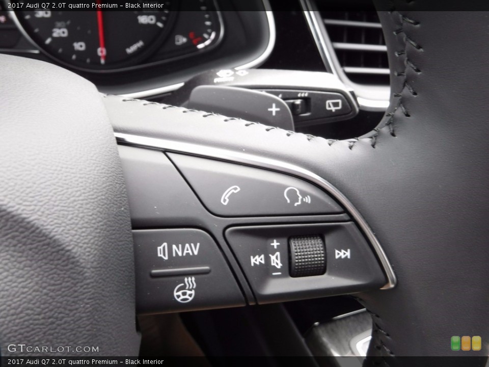 Black Interior Controls for the 2017 Audi Q7 2.0T quattro Premium #120583228