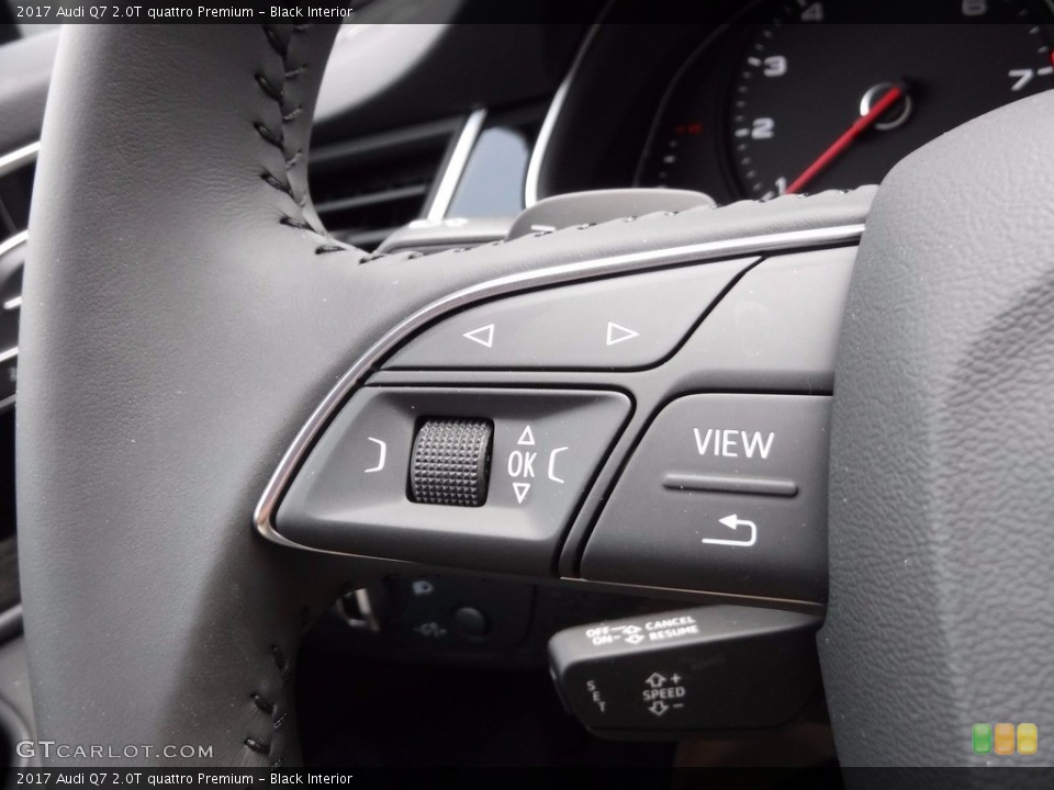 Black Interior Controls for the 2017 Audi Q7 2.0T quattro Premium #120583243