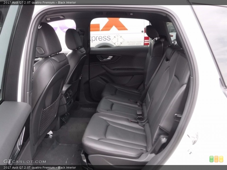 Black Interior Rear Seat for the 2017 Audi Q7 2.0T quattro Premium #120583285