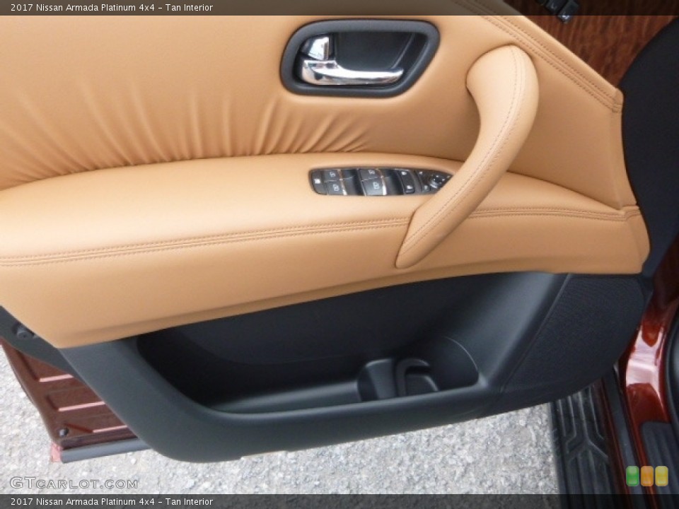 Tan Interior Door Panel for the 2017 Nissan Armada Platinum 4x4 #120586429