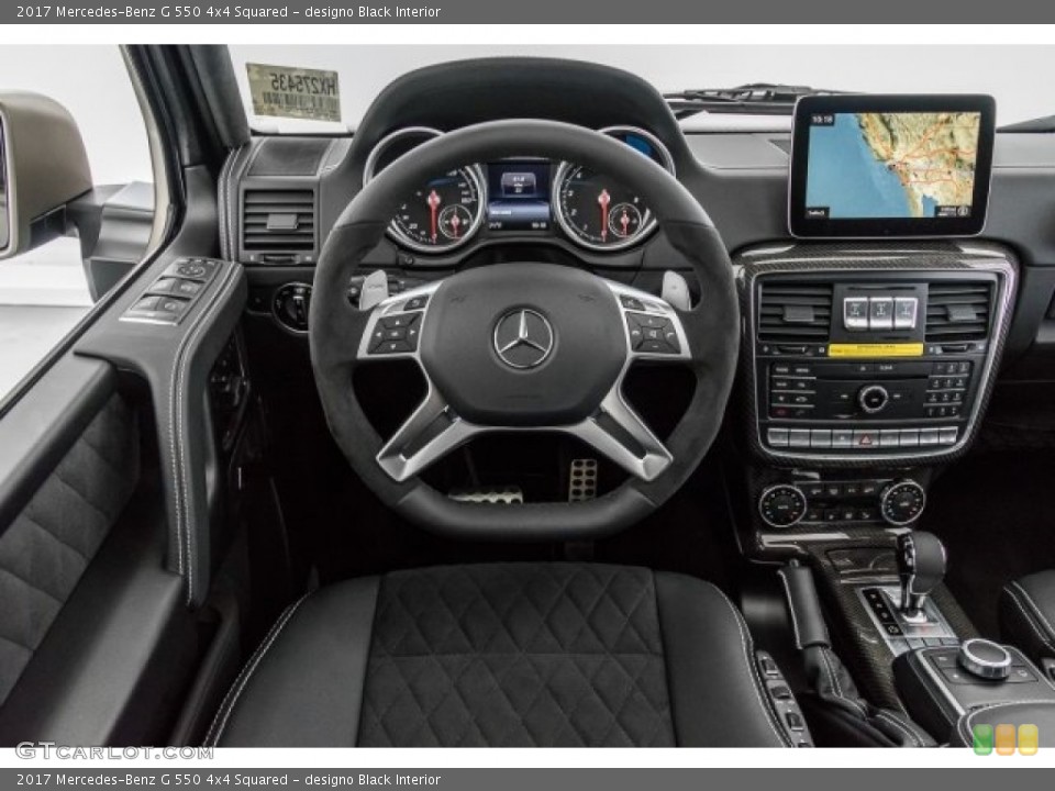 designo Black Interior Dashboard for the 2017 Mercedes-Benz G 550 4x4 Squared #120599189