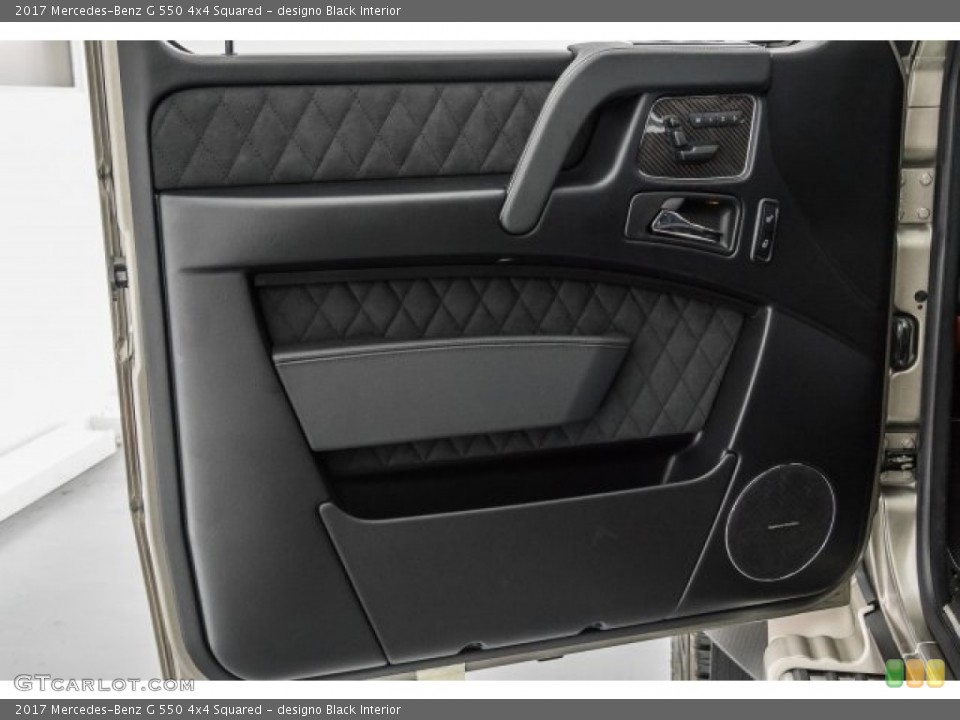 designo Black Interior Door Panel for the 2017 Mercedes-Benz G 550 4x4 Squared #120599597