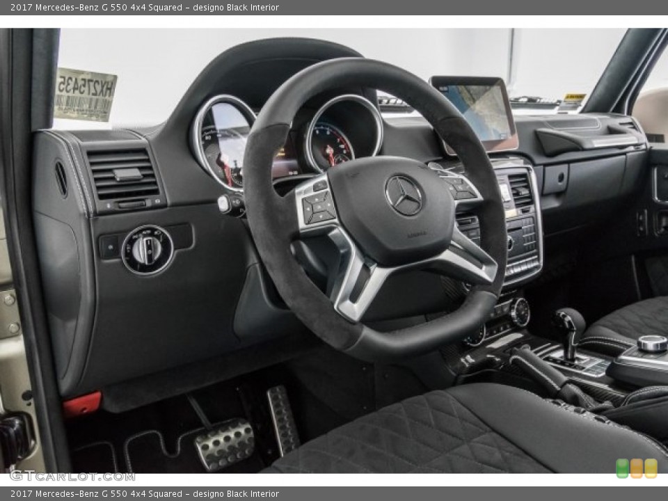 designo Black Interior Dashboard for the 2017 Mercedes-Benz G 550 4x4 Squared #120599619