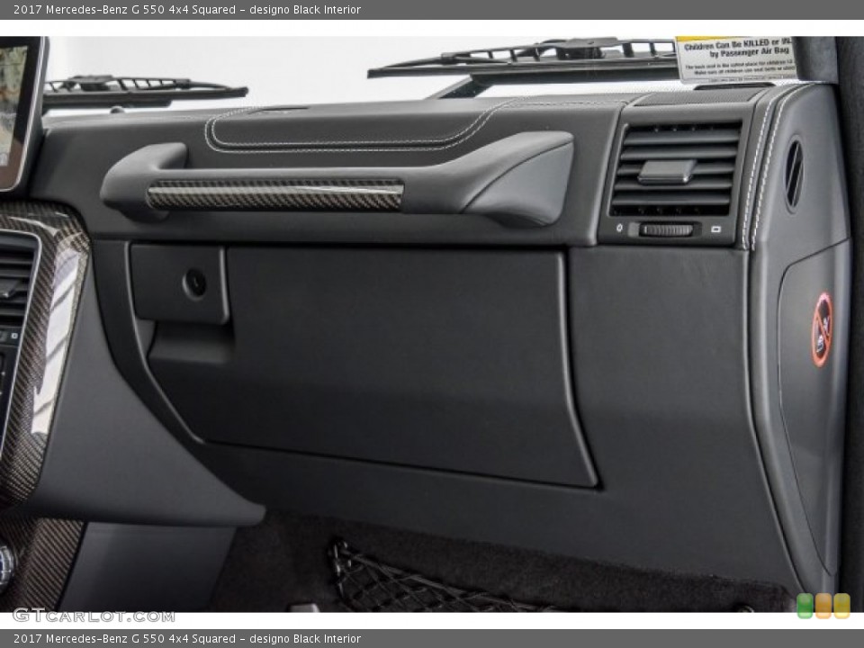 designo Black Interior Dashboard for the 2017 Mercedes-Benz G 550 4x4 Squared #120599697