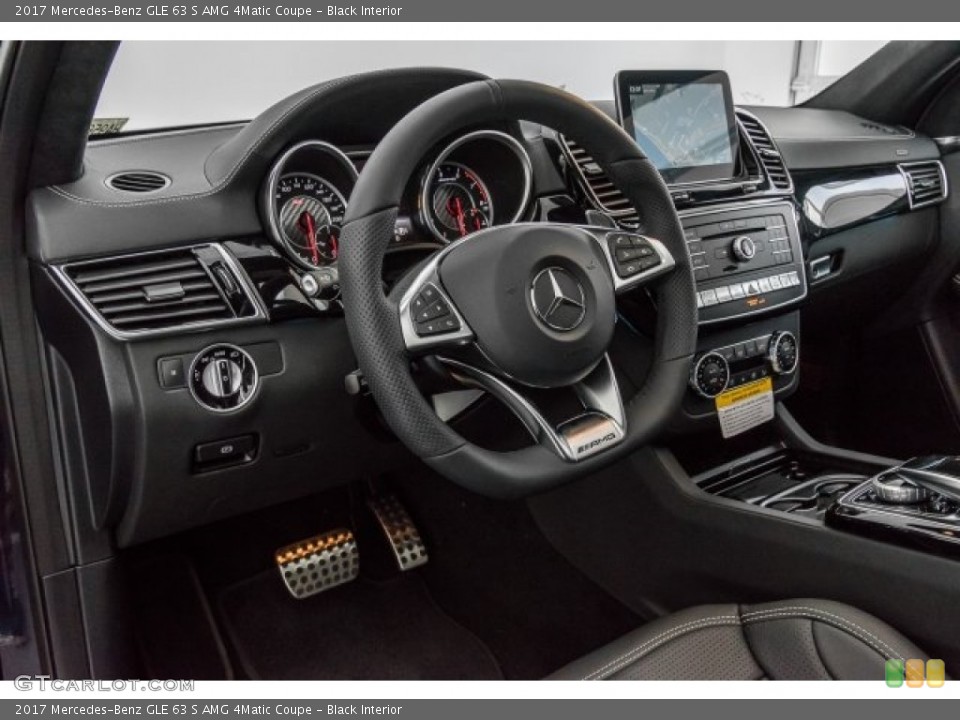 Black Interior Dashboard for the 2017 Mercedes-Benz GLE 63 S AMG 4Matic Coupe #120600125