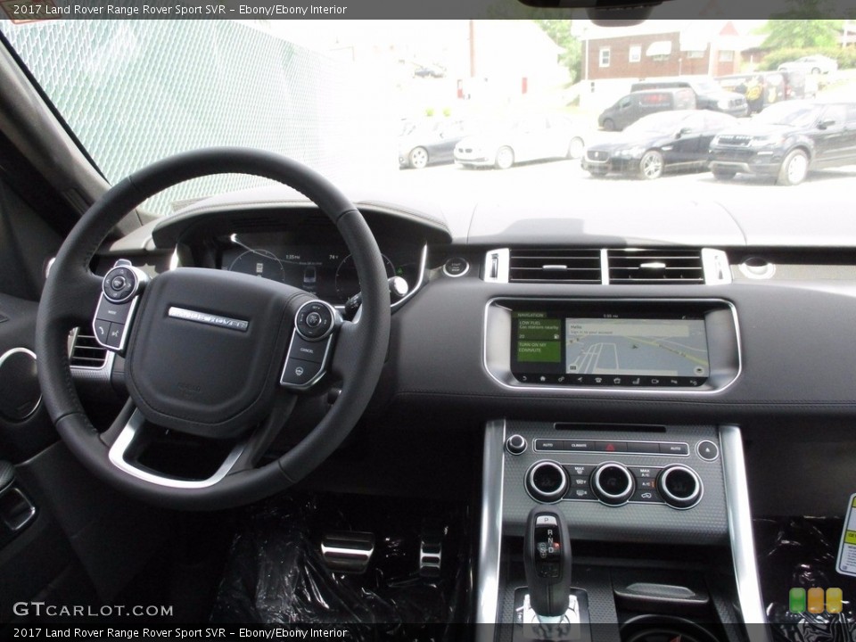 Ebony/Ebony Interior Dashboard for the 2017 Land Rover Range Rover Sport SVR #120612132