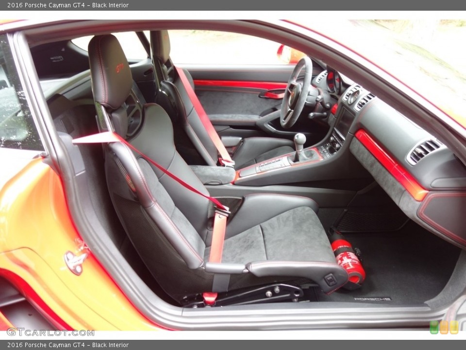 Black Interior Front Seat for the 2016 Porsche Cayman GT4 #120612822