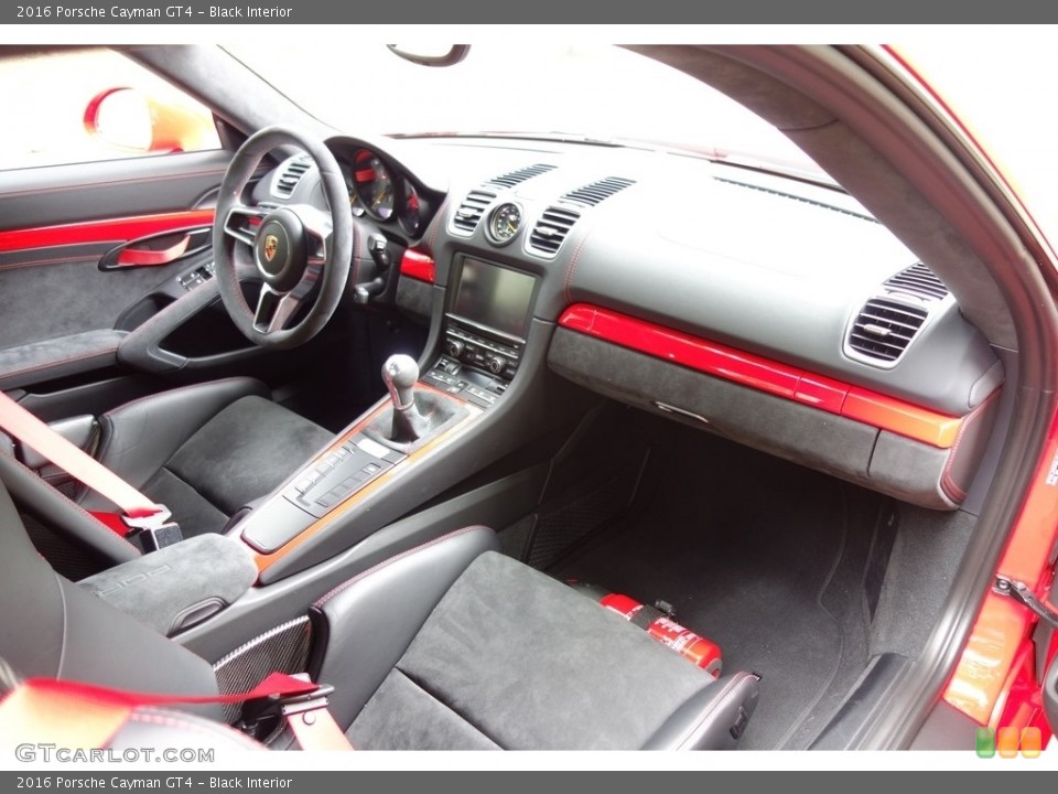 Black Interior Dashboard for the 2016 Porsche Cayman GT4 #120612840