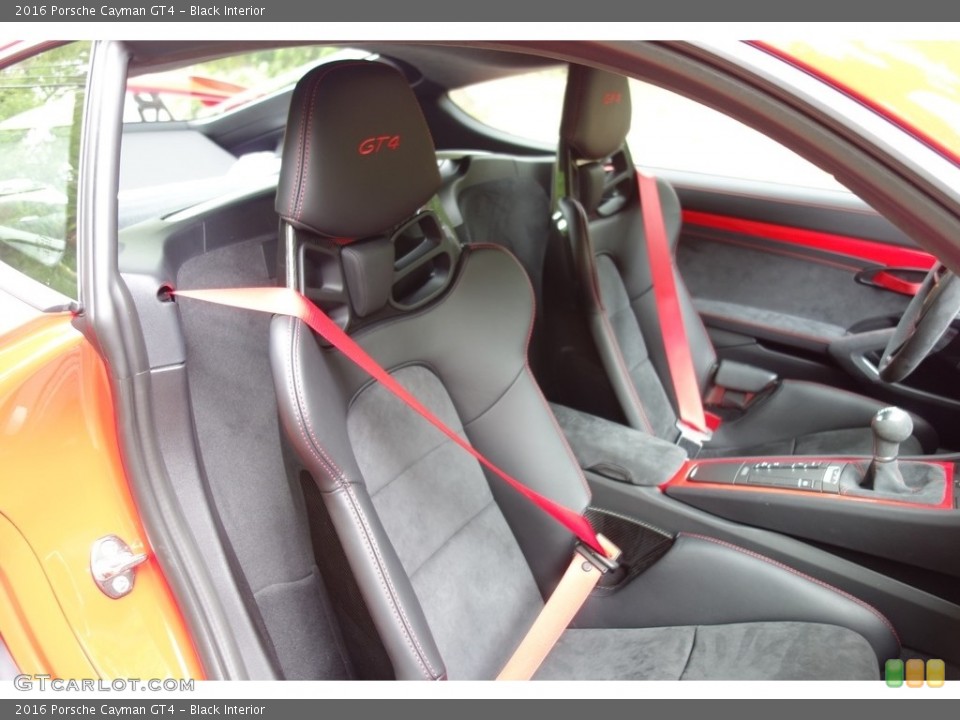 Black Interior Front Seat for the 2016 Porsche Cayman GT4 #120612867