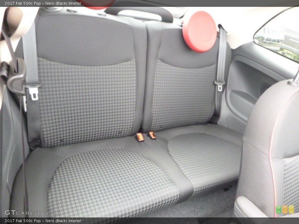 Nero (Black) Interior Rear Seat for the 2017 Fiat 500c Pop #120616235
