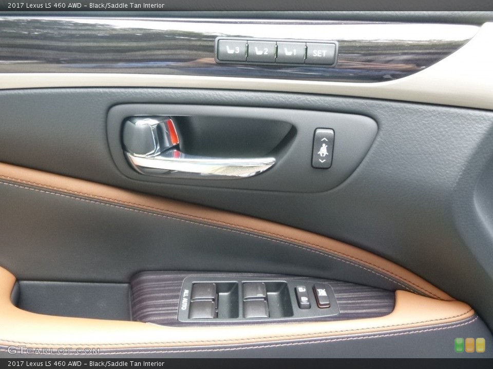Black/Saddle Tan Interior Door Panel for the 2017 Lexus LS 460 AWD #120619647
