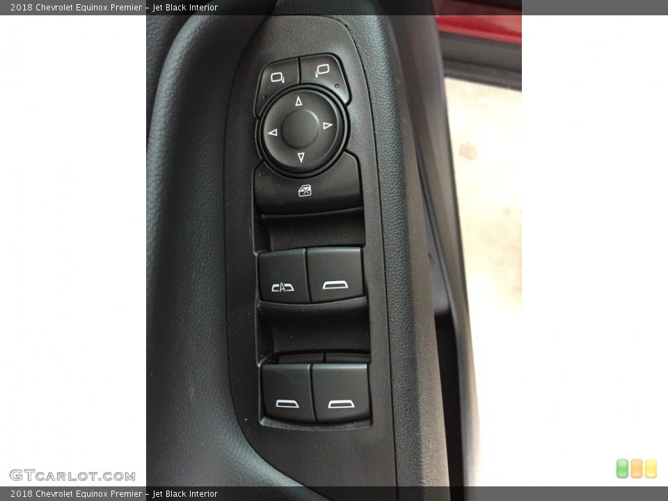 Jet Black Interior Controls for the 2018 Chevrolet Equinox Premier #120625064