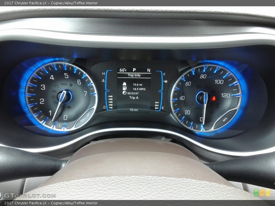 Cognac/Alloy/Toffee Interior Gauges for the 2017 Chrysler Pacifica LX #120635216