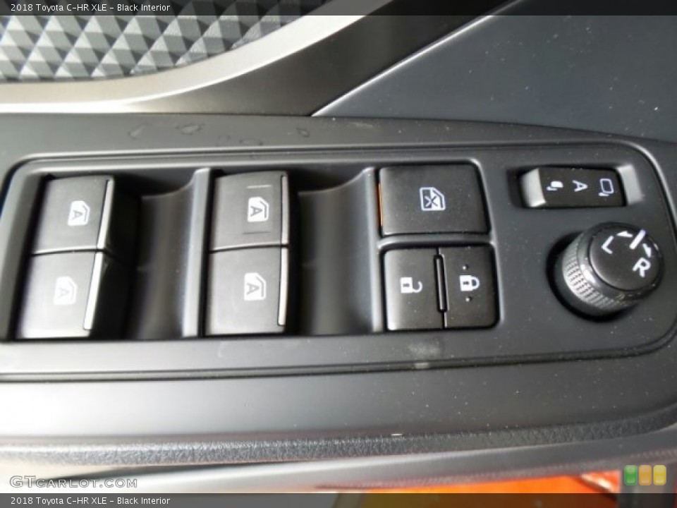 Black Interior Controls for the 2018 Toyota C-HR XLE #120642698