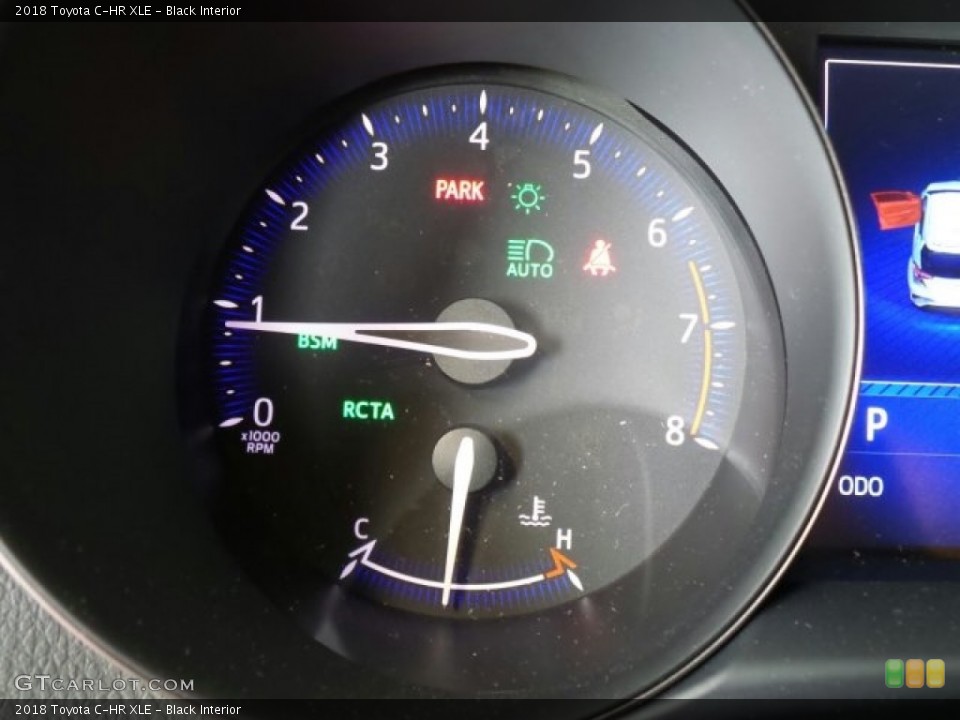 Black Interior Gauges for the 2018 Toyota C-HR XLE #120642743