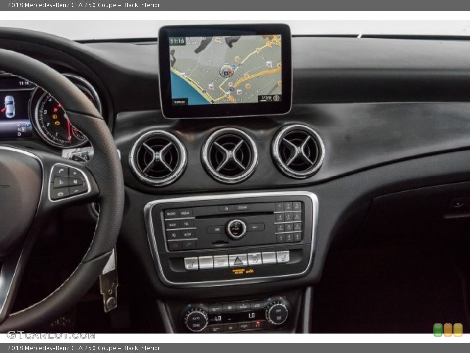 Black Interior Controls for the 2018 Mercedes-Benz CLA 250 Coupe #120645485