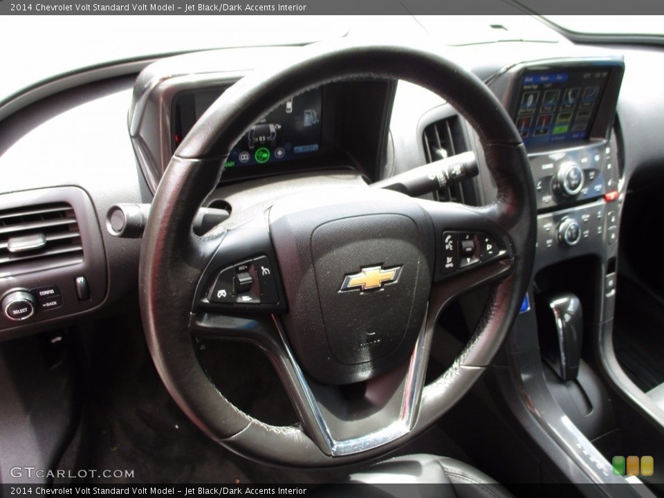 Jet Black/Dark Accents Interior Steering Wheel for the 2014 Chevrolet Volt  #120645797