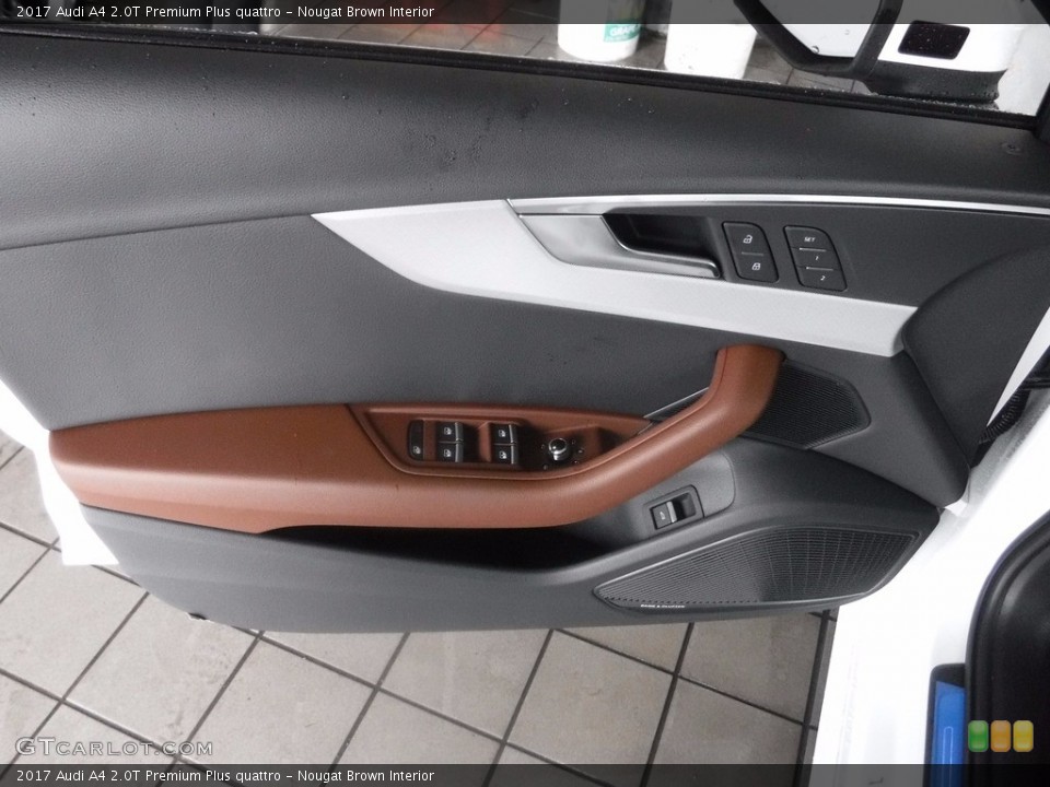 Nougat Brown Interior Door Panel for the 2017 Audi A4 2.0T Premium Plus quattro #120646727