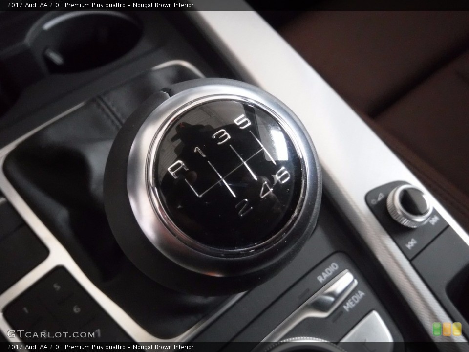 Nougat Brown Interior Transmission for the 2017 Audi A4 2.0T Premium Plus quattro #120646829