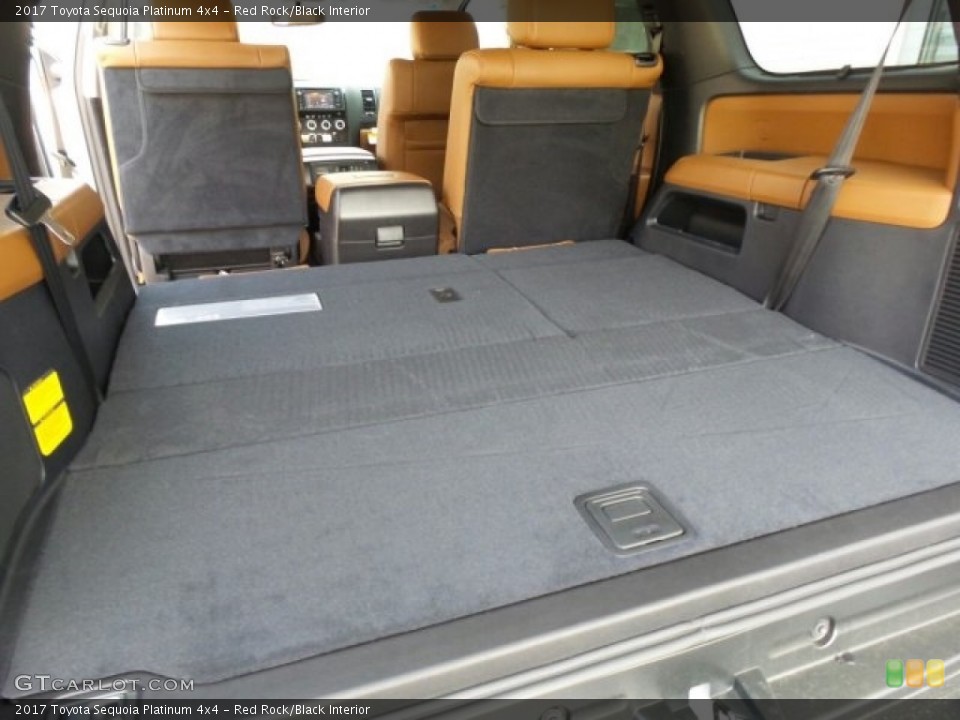Red Rock/Black Interior Trunk for the 2017 Toyota Sequoia Platinum 4x4 #120647435