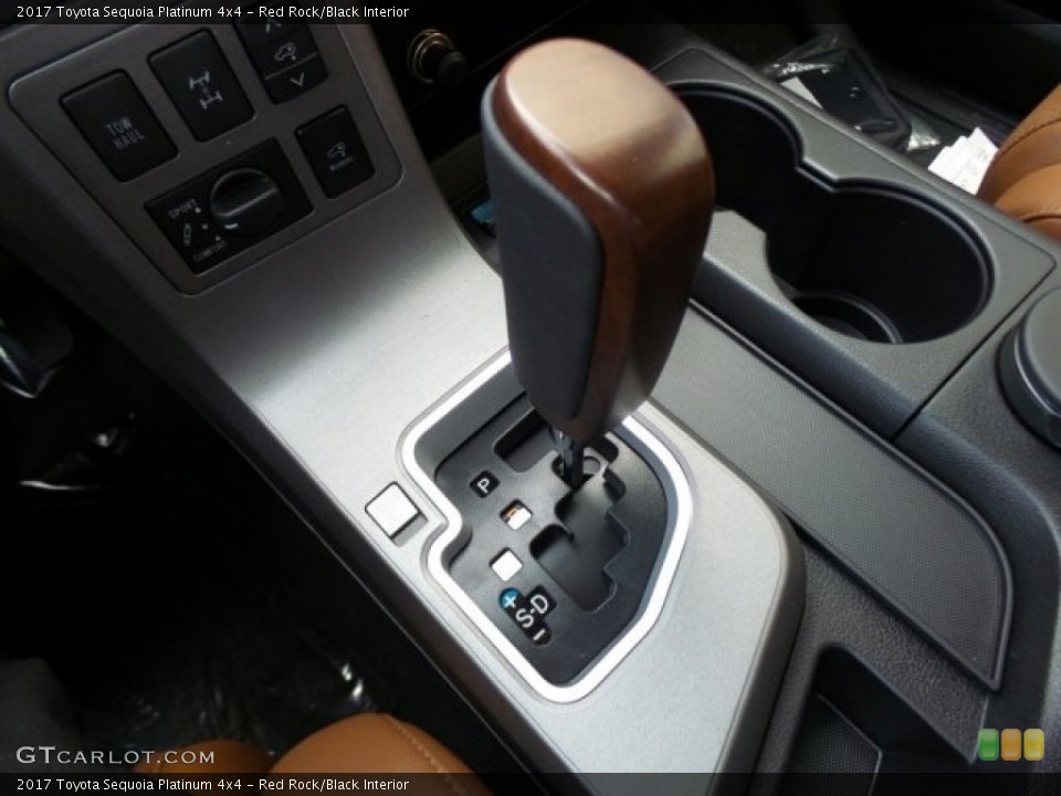 Red Rock/Black Interior Transmission for the 2017 Toyota Sequoia Platinum 4x4 #120647858