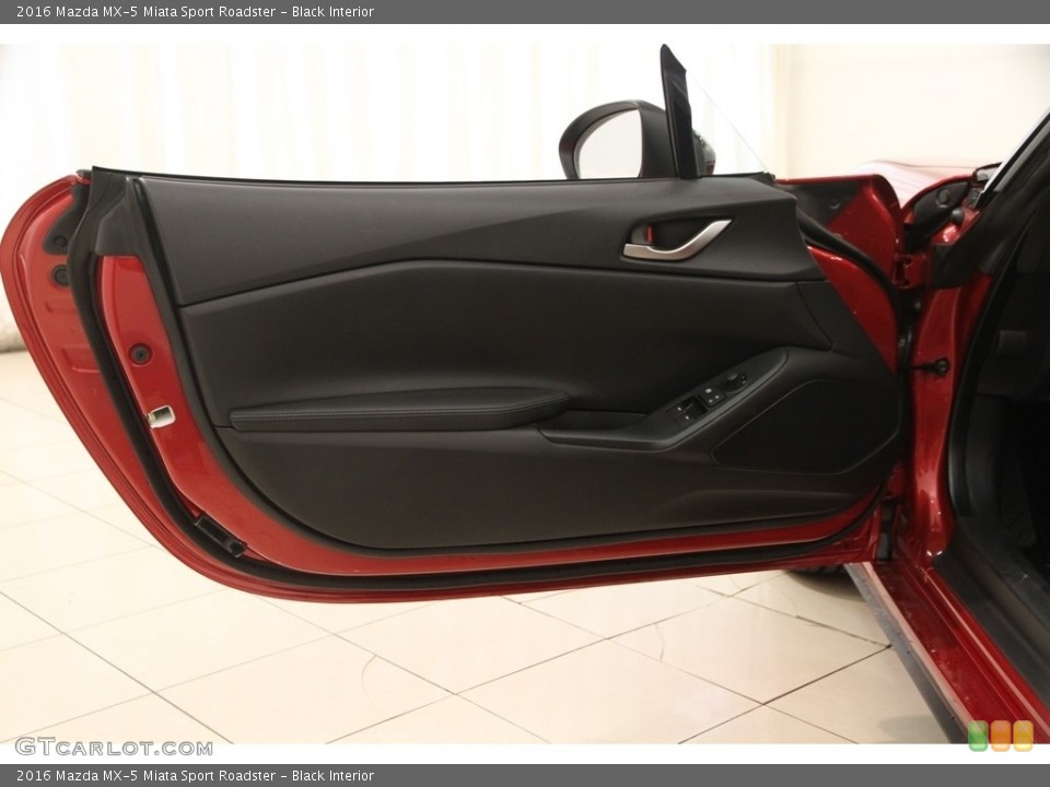 Black Interior Door Panel for the 2016 Mazda MX-5 Miata Sport Roadster #120650417