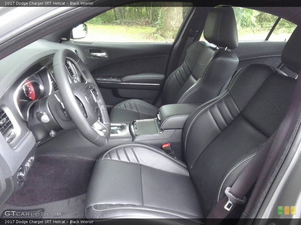 Black Interior Front Seat for the 2017 Dodge Charger SRT Hellcat #120655286