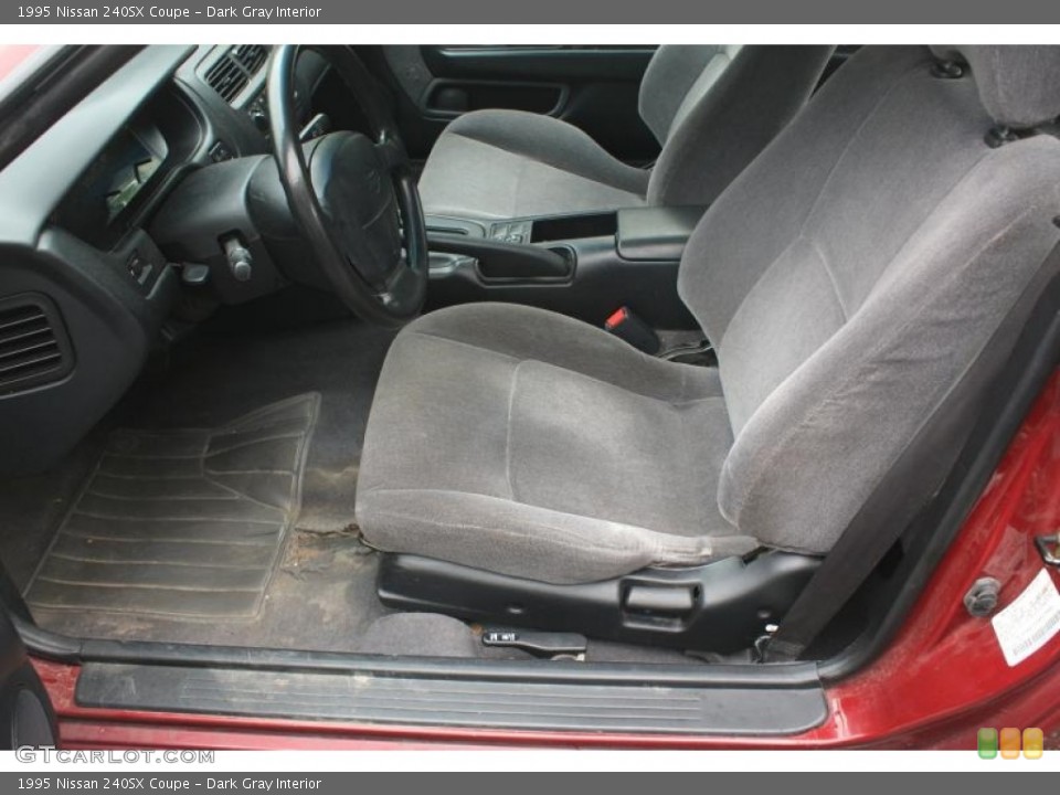 Dark Gray Interior Front Seat for the 1995 Nissan 240SX Coupe #120657368