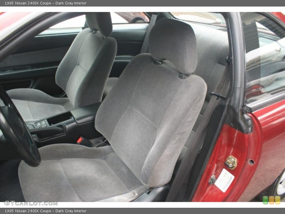 Dark Gray Interior Front Seat for the 1995 Nissan 240SX Coupe #120657488