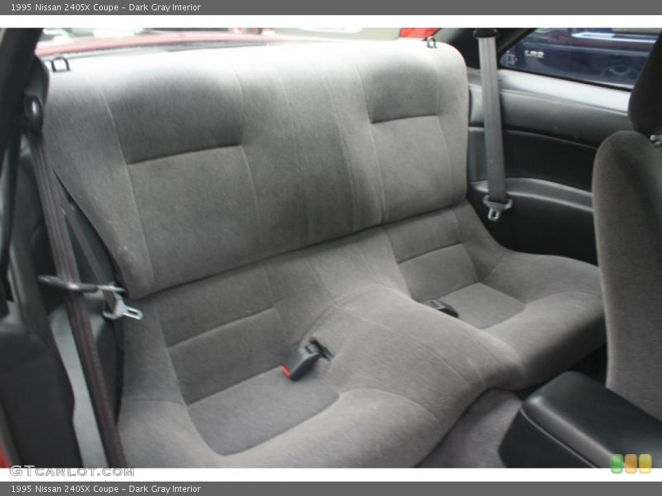 Dark Gray Interior Rear Seat for the 1995 Nissan 240SX Coupe #120657608