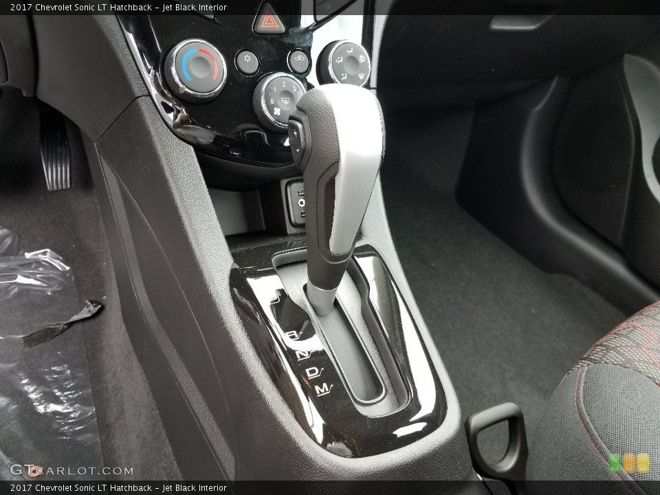 Jet Black Interior Transmission for the 2017 Chevrolet Sonic LT Hatchback #120659252