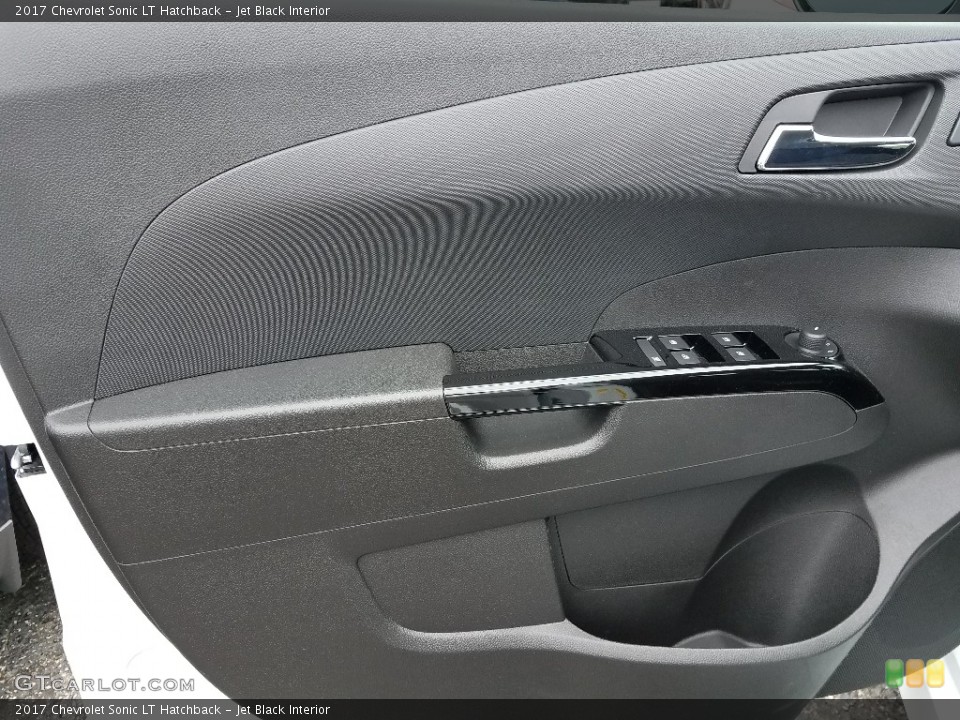 Jet Black Interior Door Panel for the 2017 Chevrolet Sonic LT Hatchback #120659285