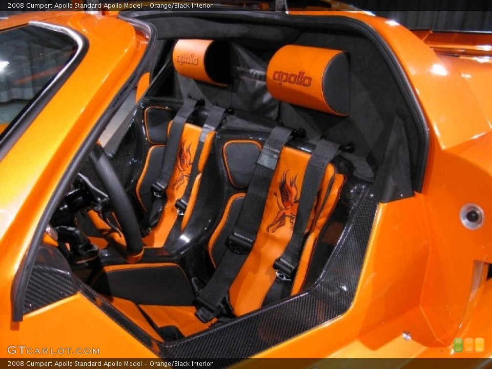 Orange/Black Interior Photo for the 2008 Gumpert Apollo  #12066654