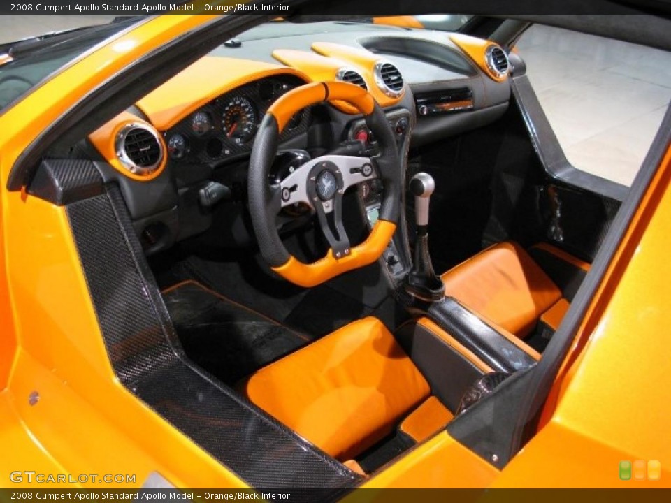 Orange/Black Interior Photo for the 2008 Gumpert Apollo  #12066659